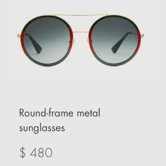 Gucci round sunglasses